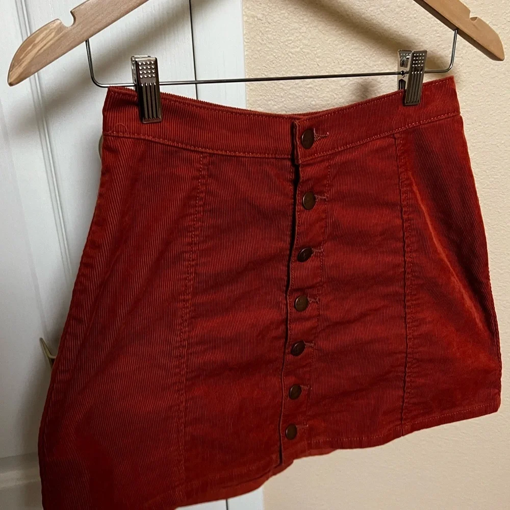 Wrangler Women's Button Front Mini Skirt XS